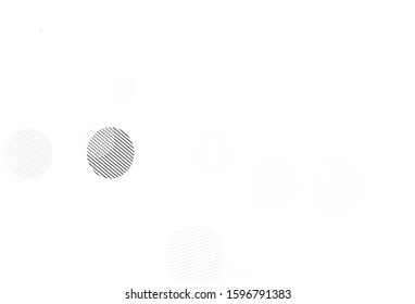 Light Gray vector texture with disks. Illustration with set of shining colorful abstract circles. Pattern for textures of wallpapers.