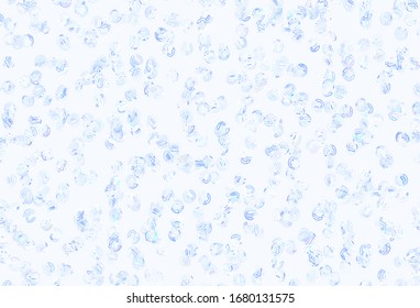 Textura vectorial gris claro con discos. Burbujas borrosas sobre fondo abstracto con gradiente colorido. Patrón para sitios web hermosos.