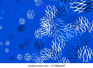 Light Gray vector texture with disks, lines. Illustration with set of shining colorful abstract circles, lines. Pattern for textures of wallpapers.