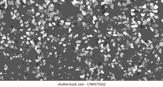 Light gray vector texture with memphis shapes. Illustration with colorful shapes in abstract style. Modern design for your ads.