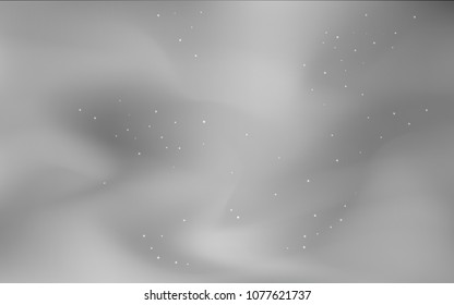 Light Gray vector texture with milky way stars. Modern abstract illustration with Big Dipper stars. Pattern for astrology websites.