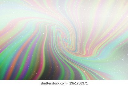 Light Gray vector texture with milky way stars. Shining colored illustration with bright astronomical stars. Template for cosmic backgrounds.