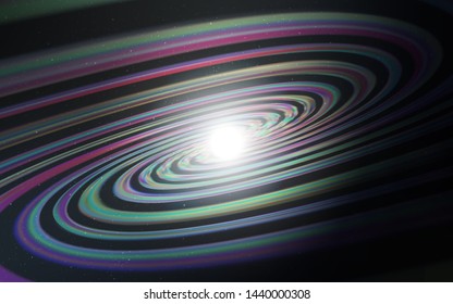 Light Gray vector texture with milky way stars. Glitter abstract illustration with colorful cosmic stars. Template for cosmic backgrounds.