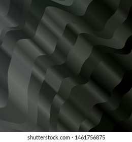 Light Gray vector texture with wry lines. Abstract gradient illustration with wry lines. Template for your UI design.