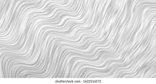 Light Gray vector texture with wry lines. Colorful illustration, which consists of curves. Template for your UI design.