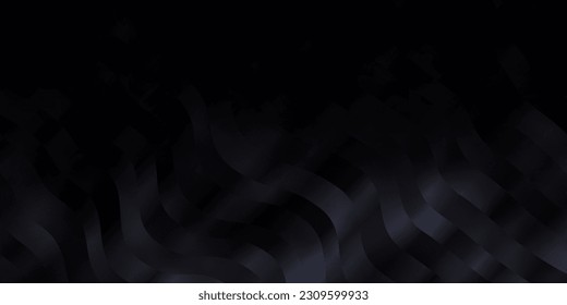 Light Gray vector texture with wry lines. Abstract illustration with bandy gradient lines. Pattern for commercials, ads.