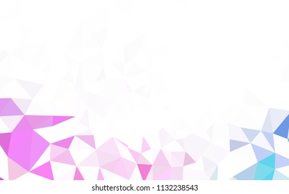 Light Gray vector triangle mosaic texture. Glitter abstract illustration with an elegant triangles. Triangular pattern for your design.