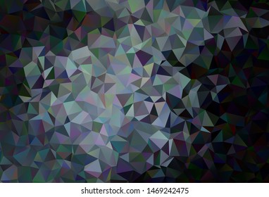 Light Gray vector triangle mosaic texture. Colorful illustration in abstract style with triangles. Brand new style for your business design.