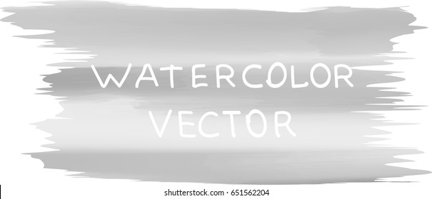 Light Gray Watercolor Background, vector