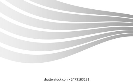 Hellgraue Wellenlinien abstrakter Hintergrund