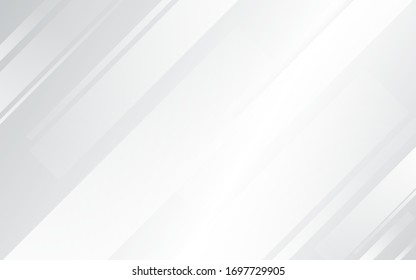 Light gray with white color lines abstract tech geometric subtle background vector design