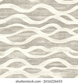 Light gray and white, featuring an elegant wave pattern in a minimalist style. grunge lines ikat pattern, striped seamless pattern, Vector illustration background for print the paper.