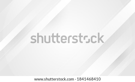 Light gray and white oblique overlay lines geometry tech abstract subtle background vector illustration Stockfoto © 