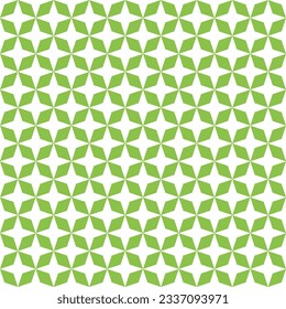 Light green 4 point star. 4 point star pattern. 4 point star pattern background. 4 point star background. Seamless pattern. for backdrop, decoration, Gift wrapping