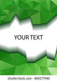 Light green abstract background with drop shadows . template for business ideas ,brochures , flyers , reports , presentations