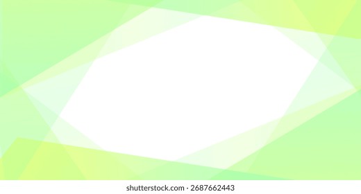 Fondo abstracto verde claro con Formas geométricas y gradiente suave