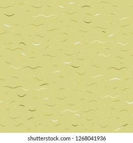 Light green abstract calm background. Seamless pattern. Ripples on the water, small waves, bubbles. Light shades