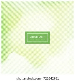 Light green abstract creative background. Abstract engraving texture. Latticed etching watercolor wallpaper. Vector artistic illustration. Fresh green color backdrop. Organic or ecology concept