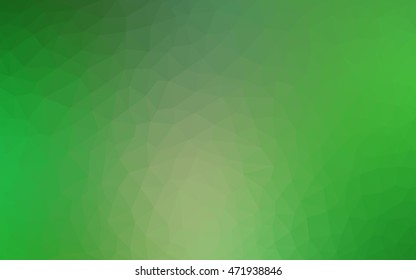 Light green abstract mosaic background. Brand-new colored illustration in blurry style with gradient. The elegant pattern can be used as part of a brand book.
