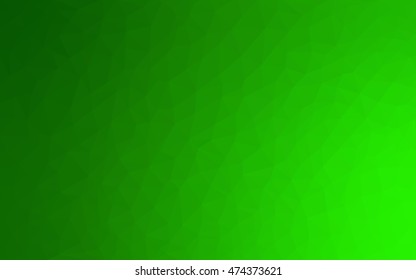 Light green abstract mosaic background. Creative illustration in halftone style with gradient. The elegant pattern can be used as part of a brand book.