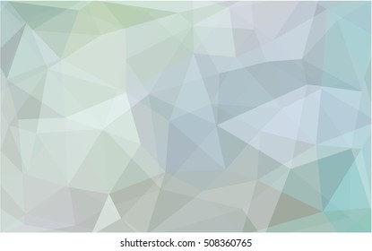Light green abstract mosaic background. Geometric illustration in Origami style with gradient.  A completely new template for your business design.