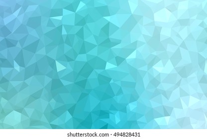 Light green abstract mosaic pattern. Creative illustration in halftone style with gradient. The elegant pattern can be used as part of a brand book.