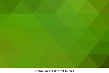 Light green abstract mosaic template. A sample with polygonal shapes. A completely new template for your business design.