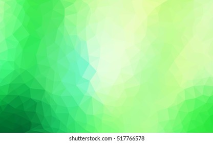 Light green abstract mosaic template. A sample with polygonal shapes. A completely new template for your business design.