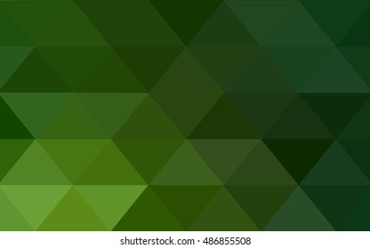Light green abstract polygonal template. An elegant bright illustration with gradient. The template can be used as a background for cell phones.