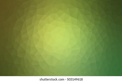 Light green abstract polygonal template. Brand-new colored illustration in blurry style with gradient. The completely new template can be used for your brand book.