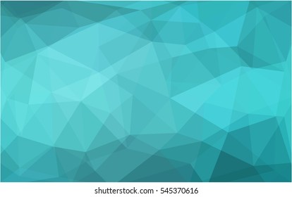 Light Green abstract textured polygonal background. Vector blurry triangle design. Pattern can be used for background.