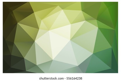 Light Green abstract textured polygonal background. Vector blurry triangle design. Pattern can be used for background.