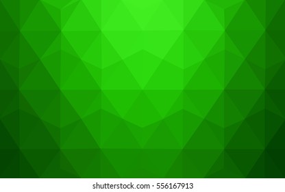 Light Green abstract textured polygonal background. Vector blurry triangle design. Pattern can be used for background.
