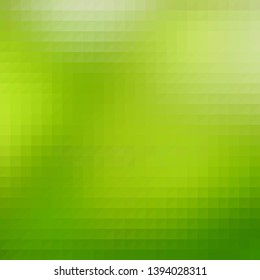 light green abstract vector triangle background 