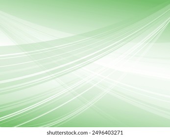 Light green abstract wave background