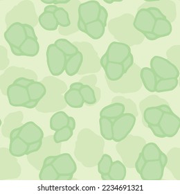 Light green background with with abstract elements. Decorative seamless pattern for wrapping paper, wallpaper, textile, greeting cards and invitations.