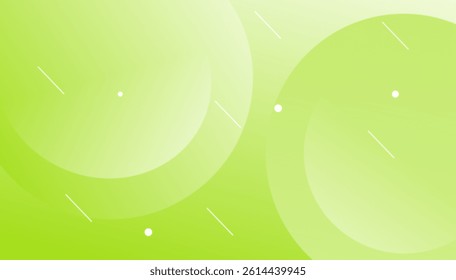 Light green background with abstract geometric circle design, giving a clean, modern, and refreshing look. Perfect for minimal vector visuals. EPS format.