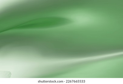 Light Green background. Abstract light green metal gradient. Shiny blur texture background. Geometric texture wall with light reflections. Green wallpaper. 3D Vector illustration.