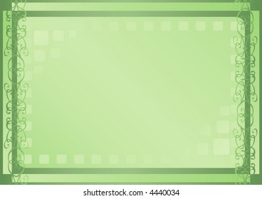 Light green background with elegant ornamental border (other backgrounds are in my gallery)