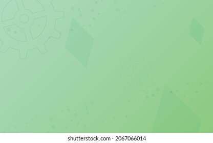 Fondo verde claro, vector de ilustración abstracta al azar minimalista para logotipo, tarjeta, banner, web e impresión.