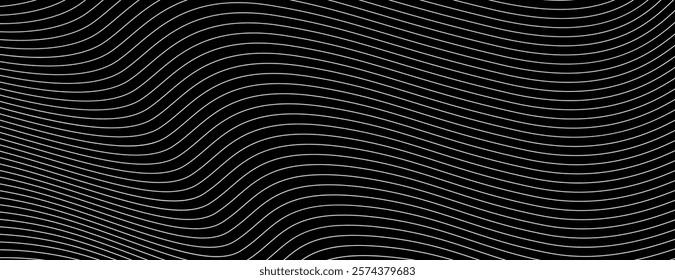 A light green background with wavy, white grid lines. The background is smooth and calming, with a green color theme. Modern wavy line pattern background. Green background vector.