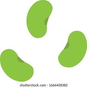 Hellgrüner Bean-Formsamen