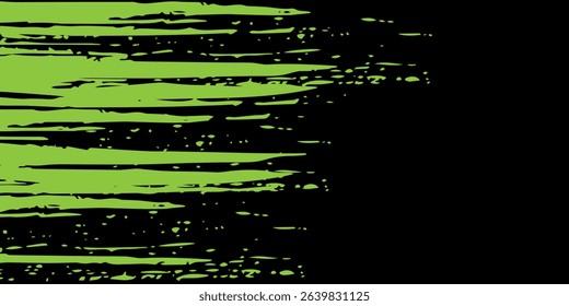 light green black brush pattern car sticker wrap,abstract background sporty lines black light green color combination grunge brush pattern modern racing motorsport vector design.
