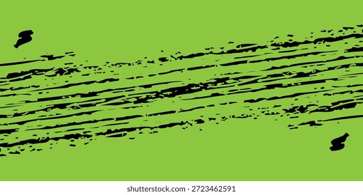 luz verde negro cepillo patrón coche etiqueta engomada abrigo, fondo abstracto líneas deportivas negro luz verde combinación de color grunge cepillo patrón moderno racing motorsport Vector design.Eps 10.