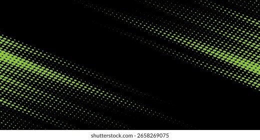 Verde claro Negro cepillo abrigo patrón de etiqueta engomada del coche Anuncio abstracto Líneas deportivas Negro verde claro combinación de colores Patrón de pincel grunge Carreras Diseño de automovilismo.