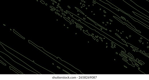 light green black brush wrap car sticker pattern abstract banner sporty lines black light green color combination grunge brush pattern racing motorsport design, modern.