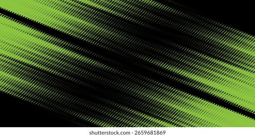 Verde claro Negro cepillo abrigo patrón de etiqueta engomada del coche Anuncio abstracto Líneas deportivas Negro verde claro combinación de colores Patrón de pincel grunge Carreras Diseño de automovilismo.