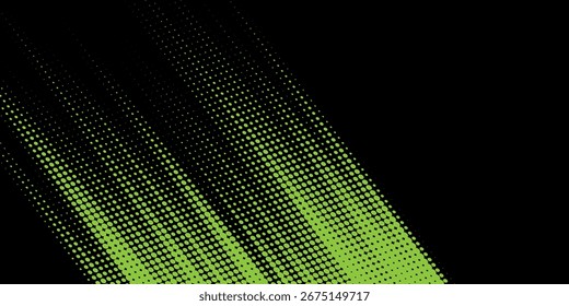 Pincel negro verde claro Patrón de pegatinas de coche Anuncio abstracto Líneas deportivas Combinación de color verde claro negro Pincel grunge Patrón moderno Carreras Automovilismo Diseño de Vector.