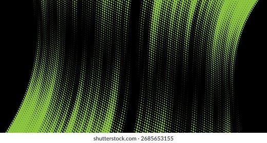 Verde claro Negro cepillo abrigo patrón de etiqueta engomada del coche Anuncio abstracto Líneas deportivas Negro verde claro combinación de colores Patrón de pincel grunge Carreras Diseño de automovilismo.