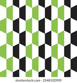 Fondo de patrón geométrico verde claro y negro. fondo de patrón geométrico. fondo geométrico. Patrón geométrico para el telón de fondo, decoración, envoltura del regalo.